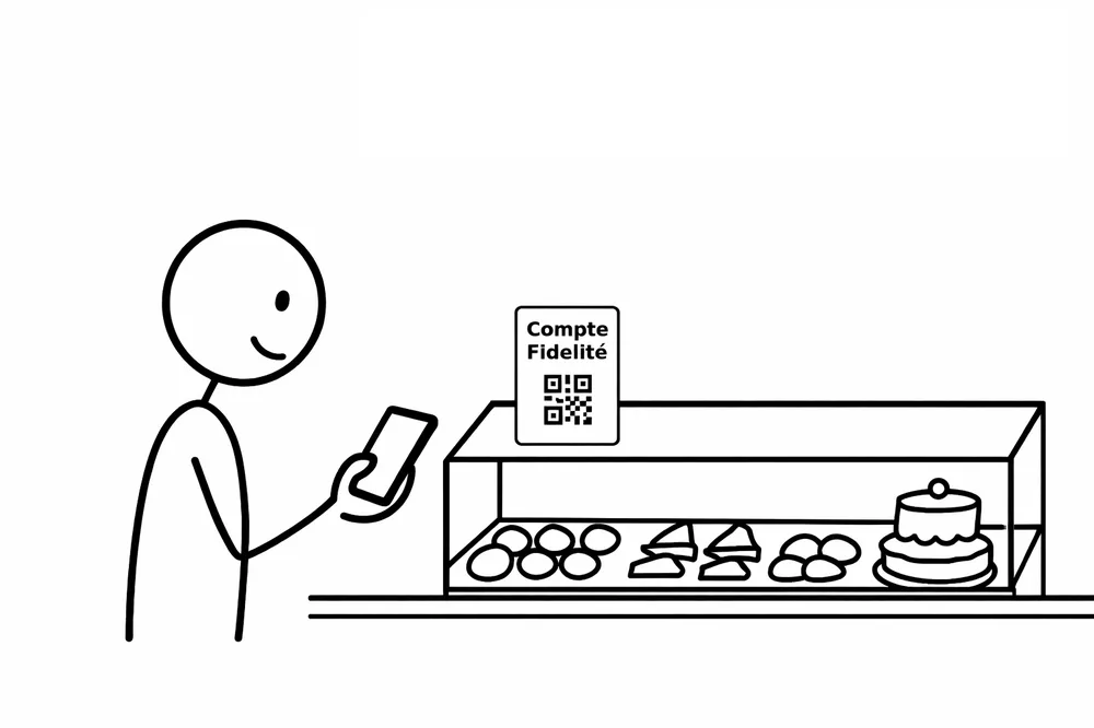 Inscription d'un client par QR Code